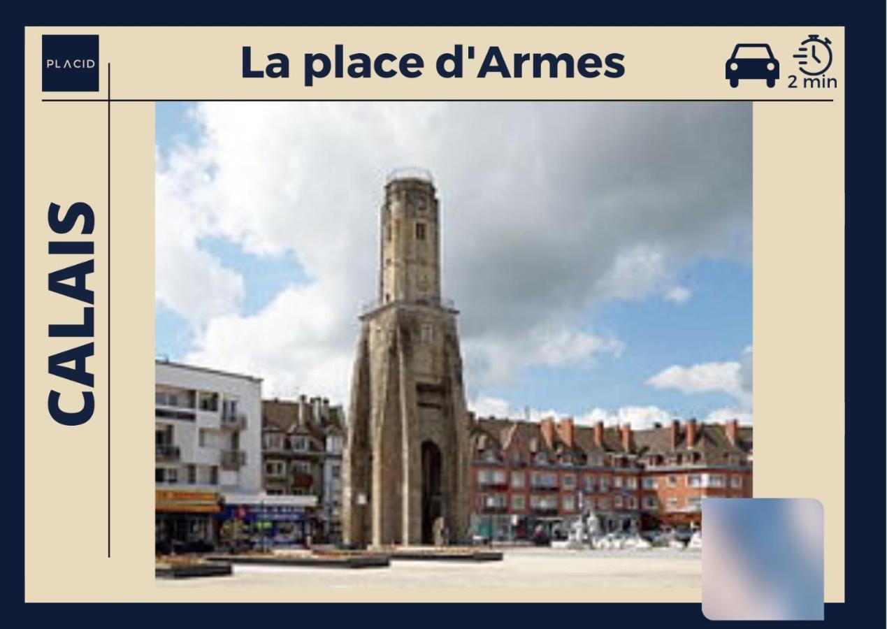* The Gold Time * Appartement Confort * Centre-Ville Calais Esterno foto